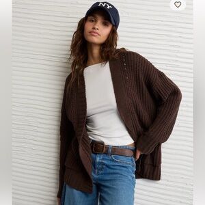 American Eagle Chenille Cardigan NWOT